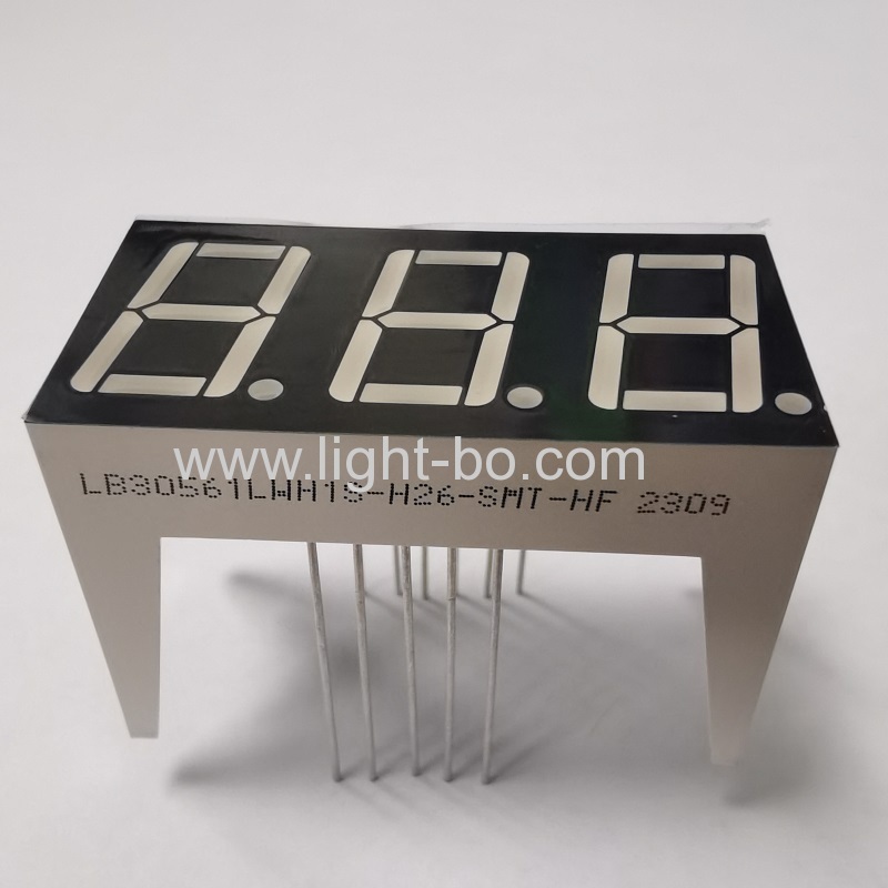 Vendas quentes sem halogênio original led branco puro 3 dígitos 14.2mm display led de 7 segmentos para fritadeira de ar