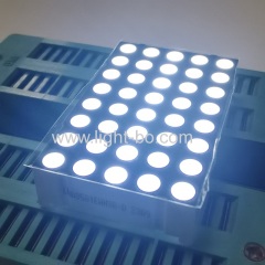 display led de matriz de pontos branco puro 3mm 5*8 para indicador de posição de elevação