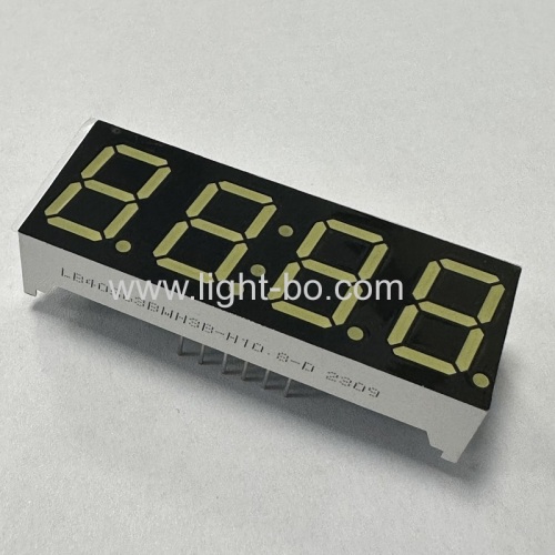 Pure White 0.56 4 Digit 7 Segment LED Clock Display Common Anode for microwave timer control