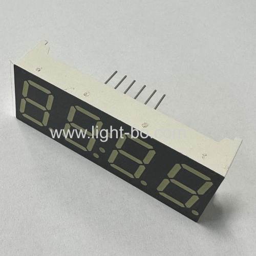 Pure White 0.56 4 Digit 7 Segment LED Clock Display Common Anode for microwave timer control