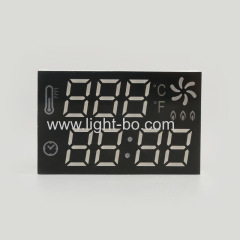 Ultra Blue Custom 7 Segment LED Display common cathode for Air Fryer Temperature/Timer Control