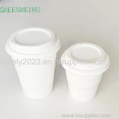 Biodegradable Bagasse Coffee Cups with Lids