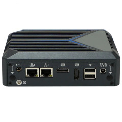 Fanless Mini PC 12th Gen Celeron J6412 2 LAN 8 USB 2 HD DDR4 3200MHz Industrial PC for Medical