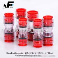 Awire Optical Fiber silicon duct connector pipe coupler micro duct connector expanding duct plug for FTTH
