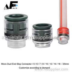 Awire Optical Fiber silicon duct connector pipe coupler micro duct connector expanding duct plug for FTTH