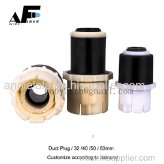 Awire Optical Fiber Air Blowing cable micro duct straight connector fiber connector reducer water block end cap for FTTH