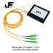 Awire Optical Fiber cable PLC splitter rack mount type FBT coupler steel tube LGX type distribution frame box for FTTH