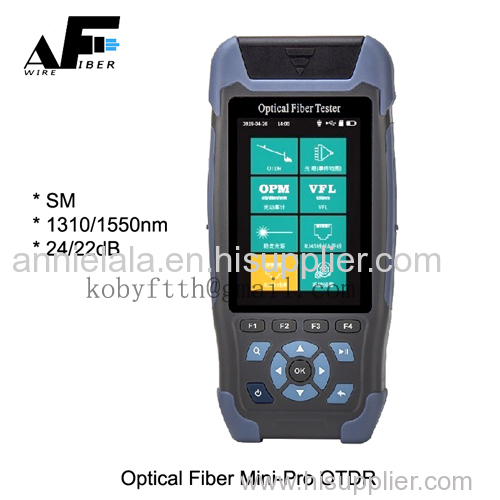 Awire Optical Fiber OTDR SM 1310 1550nm MM Multi functions Fusion Splicer optical fiber OTDR VFL fiber cable for FTTH