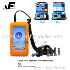 Awire Optical Fiber Handheld Fiber Inspection Mini microscope fiber connector click cleaner cleaning tools for FTTH