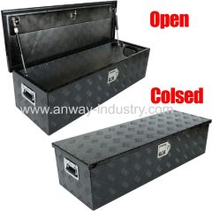 Black Aluminum Heavy Duty Pick Up Truck Truck Bed Tool Box Trailer Storage Tool Box