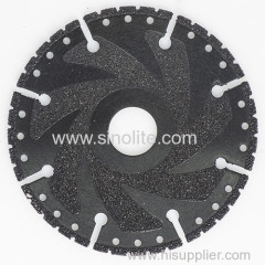 Diamond Vacuum Brazed Saw Blade for metal cutting and grinding