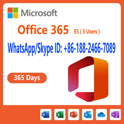 Office 365 E3 Enterprise 1 Year 5users License Key