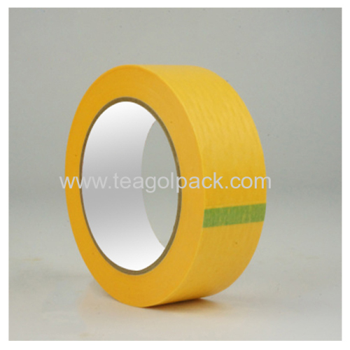 25mmx50M 38mmx50M Adhesive Masking Tape Yellow