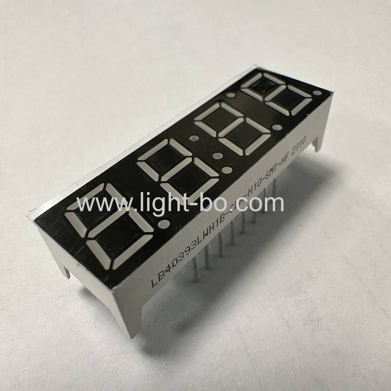 Reinweiße 0,39" 4-stellige 7-Segment-LED-Uhranzeige, halogenfrei, für Heißluftfritteuse