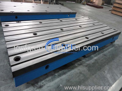Cast Iron T-slotted Surface Plates/Surface Table/Floor Plate for Machine Tools