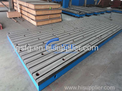 Cast Iron T-slotted Floor Plates/Base Plate/Clamping Plates/Bed Plates