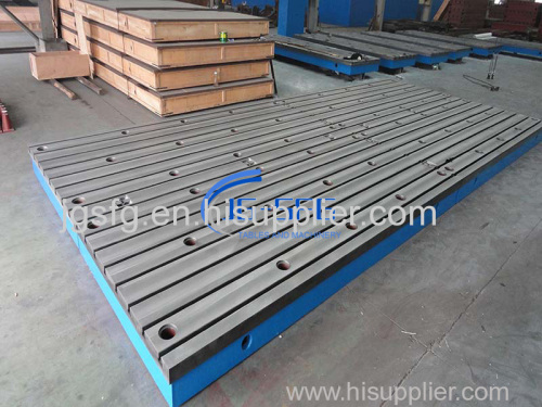 Cast Iron T-slotted Bed Plates/Base Plates