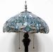 WERFACTORY Tiffany Floor led Lamp Sea Blue Stained Glass Reading lighting lamp