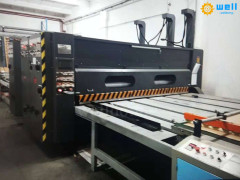 semi automatic printing slotting die cutting machine