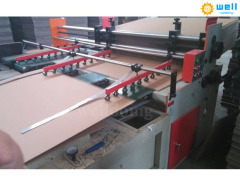 semi automatic printing slotting die cutting machine