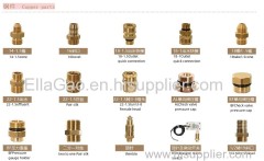 Cleaning machine copper parts