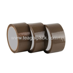 38micx48mmx50M 6PK OPP Packing Tape(LLC PE) Dark Brown Horizontal Shrink wrap/Flat Shrink wrap