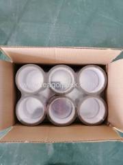 38micx48mmx50M 6PK OPP Packing Tape(LLC PE) Dark Brown Horizontal Shrink wrap/Flat Shrink wrap