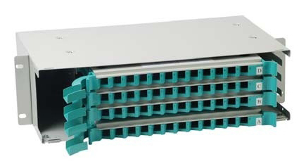 Rack Mounting Enclosure 24 fibers FTTH Distribution Terminal Box Wall Mount Fiber Distribution Box