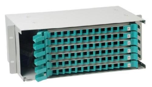 Rack Mounting Enclosure 48 fibers Splitter Distribution Box Telecommunication Distribution Box