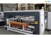 automatic corrgated cardboard folding gluing equipment