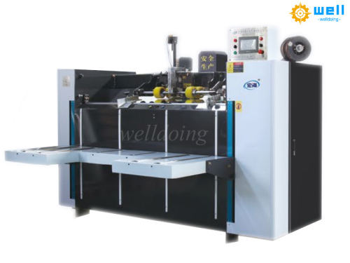 Double piece semi-automatic nailing stitcher machine