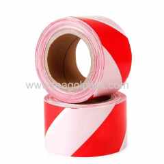 80mmx100M PE Non-Adhesive Barrier Warning Tape Red/White/80mmx100M PE Non-Adhesive Caution Tape Red/White