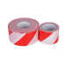 80mmx100M PE Non-Adhesive Caution Tape Red/White