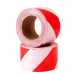 70mmx100M PE Barrier Tape Red/White Non-Adhesive