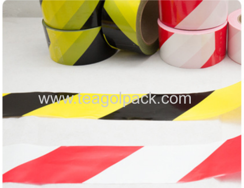 70mmx100M PE Hazard Tape(BART)Non-Adhesive Red/White/Barrier Tape Red/White Warning Tape 70mmx100M