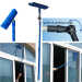 Huadi 2 in 1 Super long Telescopic window cleaner Window Washer set with Turnable Head
