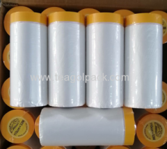 1100mmx33M Masking Film With Washi Paper Tape/1100mmx33M Pre-Taped Gold Masking Film