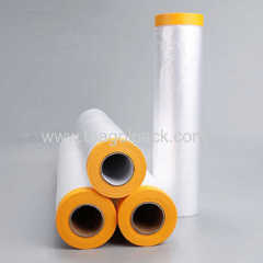 2700mmx16M Washi Paper Per-Taped Masking Film/2700mmx16M Masking Film With Rice Paper Tape