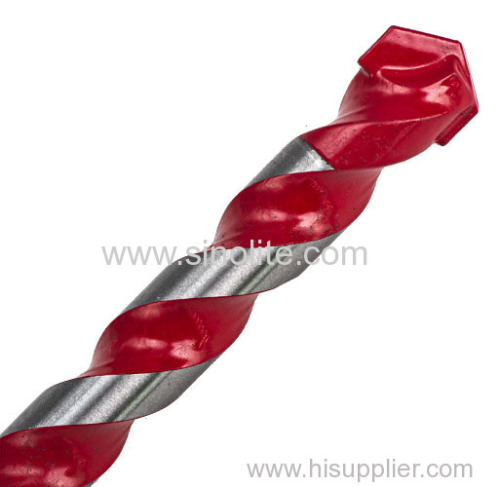 Hex shank Multi-purpose Drill Bit Red Fluted