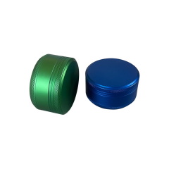 New Design 63mm Custom Logo Portable Aluminum Herb Grinder with Hidden Screen Part