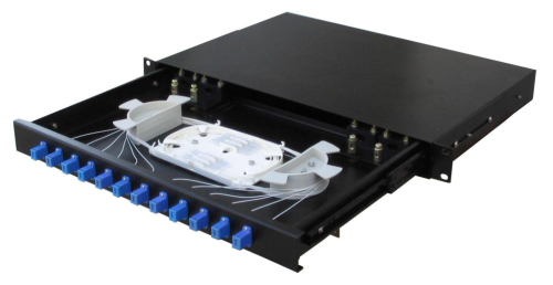 Fiber Optic Distribution Box Patchpanel 12 cores Optical Splitter Box Outdoor Cable Distribution Box