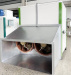 Direct natural gas burning furnace with Upper Inlet and Lower outlet