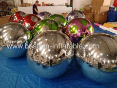 Giant Large Reflective Mirror Sphere Inflatable Disco Shinny Laser Mirror Balloon Mirror Ball For Event Decoration