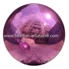 Stage Show Reflective Giant Inflatable Silver Mirror Ball Decorative Outdoor Shine Inflatable Mirror Balloon For Event