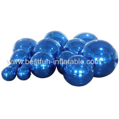 Red Christmas Decoration Inflatable Reflective Mirror Balloon Party Event Advertising Inflatable Sphere Mirror Ball For