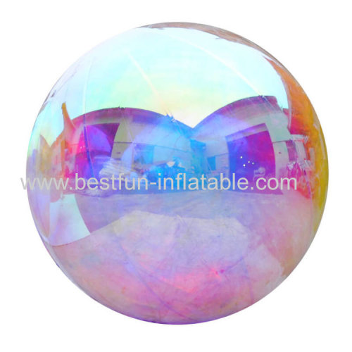 Custom Reflective Giant Hanging Inflatable Mirror Balloon PVC Chrome Inflatable Mirror Ball For Decoration