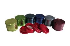 New Edge Aluminum 63mm Dry Tobacco Herb Grinder with Hard Anodized Surface