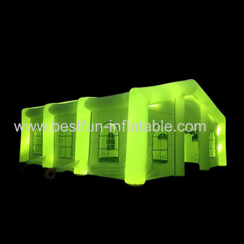 Inflatable Wedding Party Tent Inflatables Booth With Led Changeable Colour For Outdoor Show Decoration tent