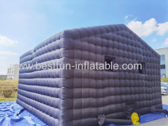 black inflatable club tent inflatable party club led inflatable club with light