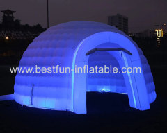 inflatable white tents dome inflatables air tents with light led light inflatable club